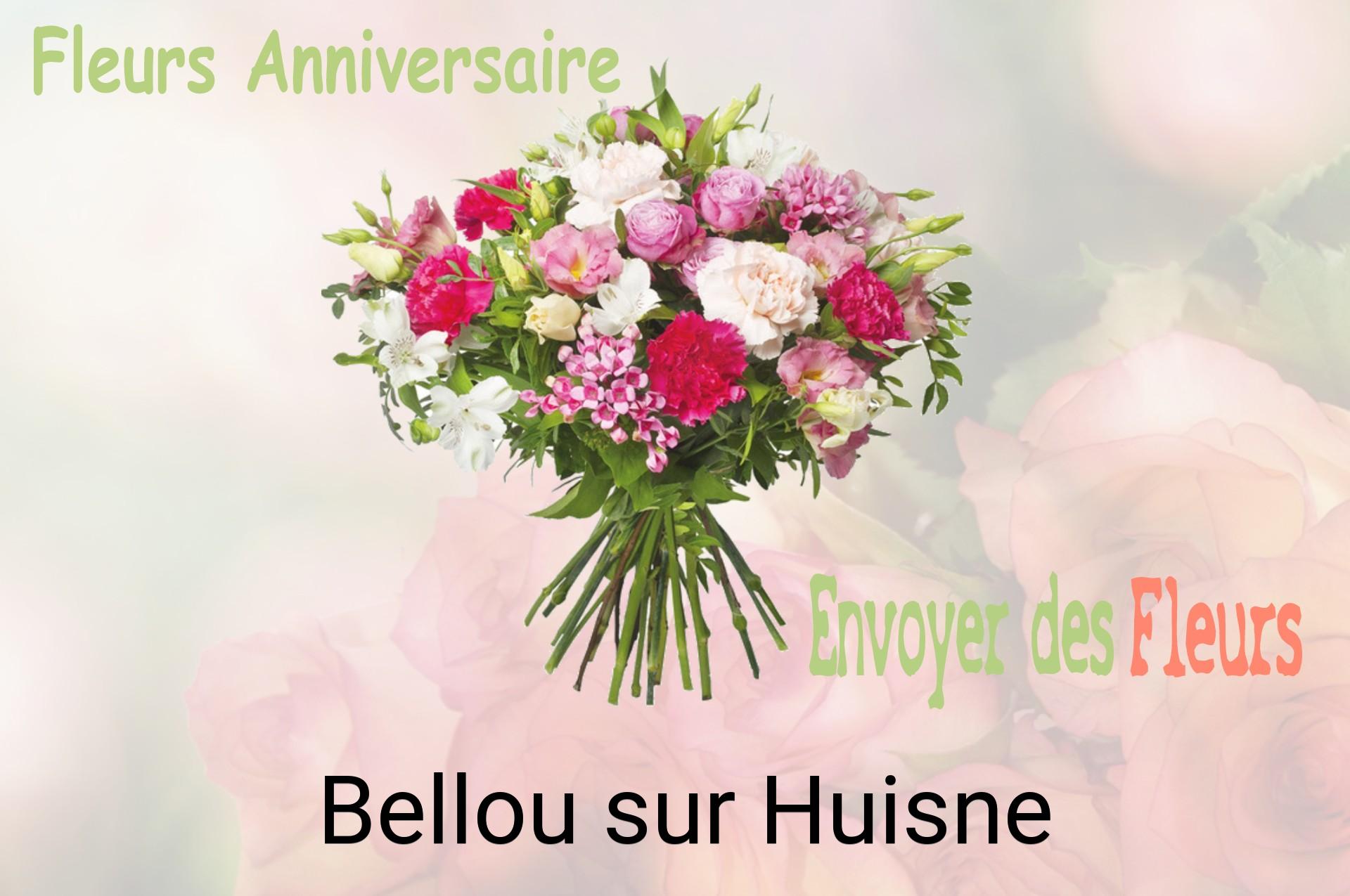 Bouquet de fleurs d’anniversaire livré à Bellou-sur-Huisne