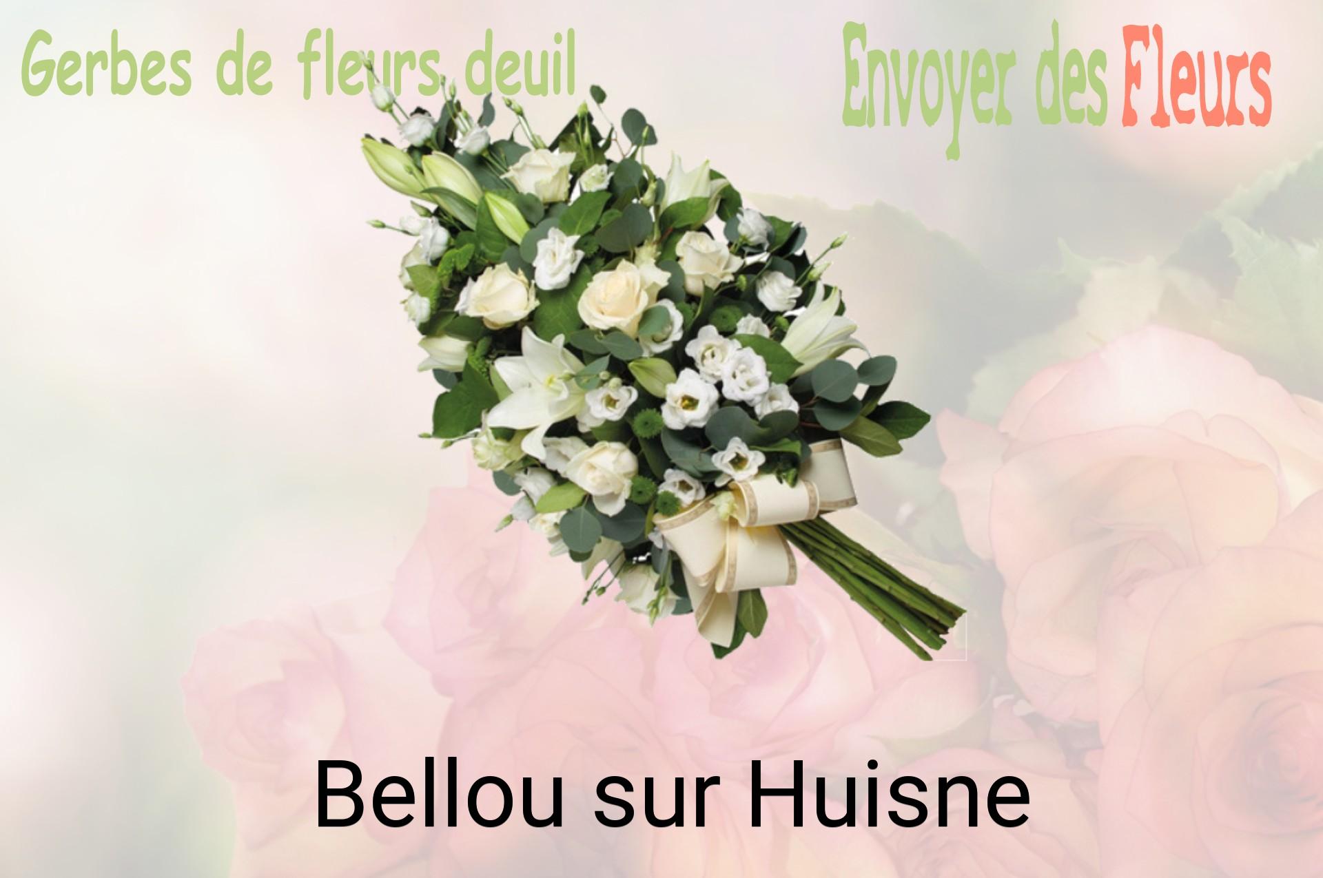 Gerbe de fleurs de deuil livrée à Bellou-sur-Huisne
